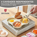 Brodark 25 Peças Jogo de Panelas Indução/Gás Antiaderentes