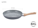 Bateria Cocina Hudson Ceramica Antiadherente Granito 9 Piezas