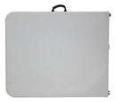 Mesa Plegable Valija 1.8 Mts Hogar Camping Jardín Reforzada Color Blanco