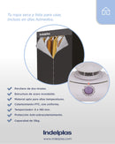 Secador de Ropa Rectangular Indelplas 1050 W 15 kg ISR‑01