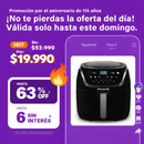 Freidora de aire PowerXL 3.8L 10 Funciones AF-E4001-AR