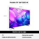 Smart TV LED 55" Samsung QN55Q6FAAGCZB 4K HDR