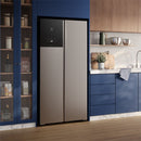 Heladera Electrolux No frost Side by Side 430 lt Inverter AutoSense Plata ES40S